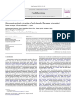 Khan2010 - Ultrasound-Assisted Extraction of Polyphenols (Flavanone Glycosides) From Orange (Citrus Sinensis L.) Peel