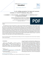 Optimization of Friction Stir Welding Parameters For Improved Corrosion Resistance of AA2219 Aluminum Alloy Joints