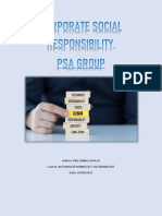 CORPORATE SOCIAL RESPONSIBILITY, PSA GROUP. (Pau Gabas Lavilla)