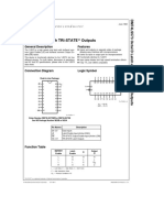 DM74LS573 Octal D Latch With TRI-STATE Outputs: General Description Features