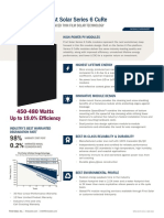 First Solar Series 6 Cure: 450-480 Watts