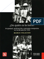 ¿De Quién Es La Tierra - Propiedad, Politización y Protesta Campesina en La Década de 1930 (PDFDrive)