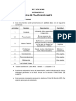 Ficha de Trabajo de Campo