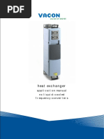 Heat Exchanger: Application Manual NX Liquid-Cooled Frequency Converters