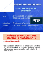 Análisis de La Situacion de Salud Del Escolar y El Adolescente