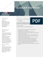 Latest CV Sudeep Pathak