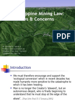 Philippine Mining Law. Issues and Concerns