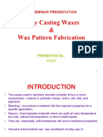 Inlay Casting Waxes & Wax Pattern Fabrication