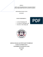 Jurnal Insidensi Penyakit Layu Fusarium Pada Tanaman Tomat (Lycopersicum Esculentum Mill) DI KECAMATAN LANGOWAN BARAT