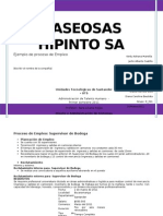 Ejemplo de Procesos de Reclutamiento en GASEOSAS HIPINTO SA