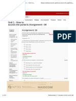 Unit 1 - How To Access The Portal & Assignment - 00