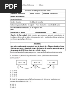 Evaluaciones 5to Mate