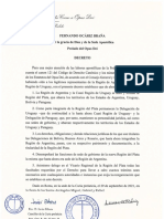 Decreto Nueva Región