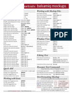 Balsamiq Keyboard Shortcuts