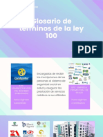 Glosario de Términos de La Ley 100