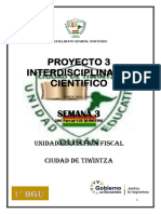 1° Proyecto Interdisciplinar Cientifico 3 - Semana 3 Bgu