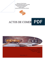 Ensayo - Actos de Comercio