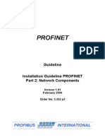 Profinet: Guideline Installation Guideline PROFINET Part 2: Network Components