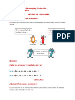 Tema #12 Matematica Multiplos y Divisores