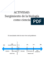 Surgimiento de La Biología Como Ciencia