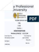 Examination Management System