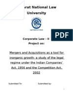 Corporate Law - II Project