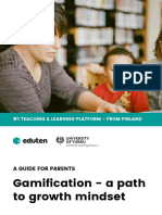 Gamification - A Path To Growth Mindset: A Guide For Parents