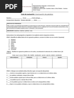 Guía de Evaluación Acentuación