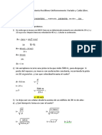 Práctica Sobre M.R.U.V y Caida Libre