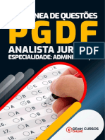 Coletanea de Questoes PGDF Analista Juridico Especilidade Administracao