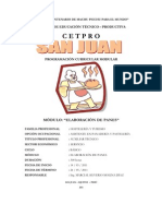 Programacion Modulo I - Elaboracion de Panes