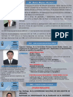 Ponentes Por La Semana Geologica - Undac