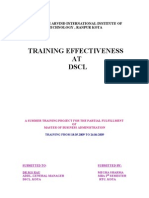 Training - Effectiveness - at - DSCL 2