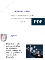 Nucleo, Imagen y Teorema de La Dimensión