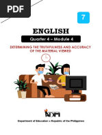 English: Quarter 4 - Module 4