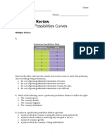 Lesson 1.3 Review: Production Possibilities Curves