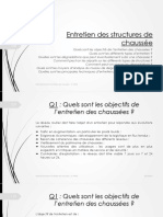 Dimensionnement Et Entretien Des Chaussées - Entretien Des Structures de Chaussée