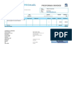 Proforma Invoice: Client: #Client: Atte: E-Mail