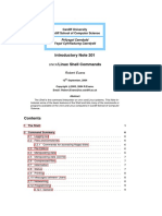 Introductory Note 201 /linux Shell Commands: Cardiff University Cardiff School of Computer Science