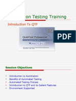 Automation Testing Training: Introduction To QTP