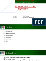 Double Pulse Test For Sic Mosfet: Electric Vehicle Supply Equipment Lab