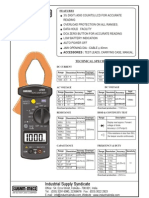 Digital AC DC Clampmeter KM 2781