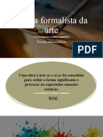 Apresentação Teoria Formalista Da Arte