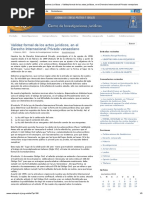 Centro de Investigaciones Juridicas Validez Formal de Los Actos Juridicos en El Derecho Internacional Privado Venezolano PDF