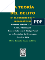 La Teoria Del Delito en El Derecho Penal Nicaraguense