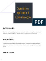 Tema 4 Semiótica Aplicada À Comunicação