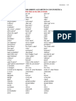 Vocabulario Por Orden Alfabetico Con Fonetica