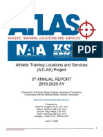 Athletic Training Locations and Services (ATLAS) Project 3rd Annual Report 2019-2020