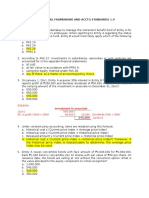 Conceptual Framework and Acctg Standards 1.9: Solution