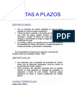 Ventas A Plazos